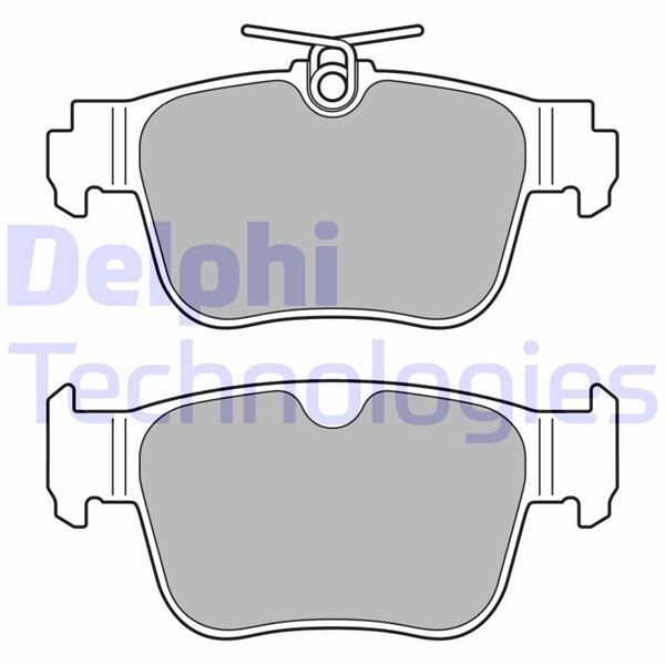 DELPHI FREN BALATASI ARKA AUDI-CUPRA-SEAT-SKODA-VW 07/2019> (5WA698451A)