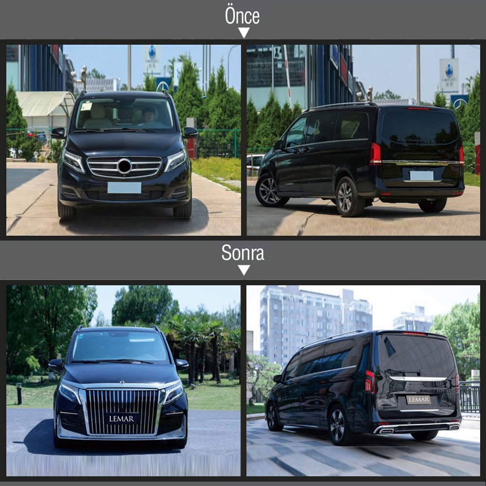 Gövde Seti MB W447 Vito Kral Versiyon. 2014 ve sonrası için uyumlu.