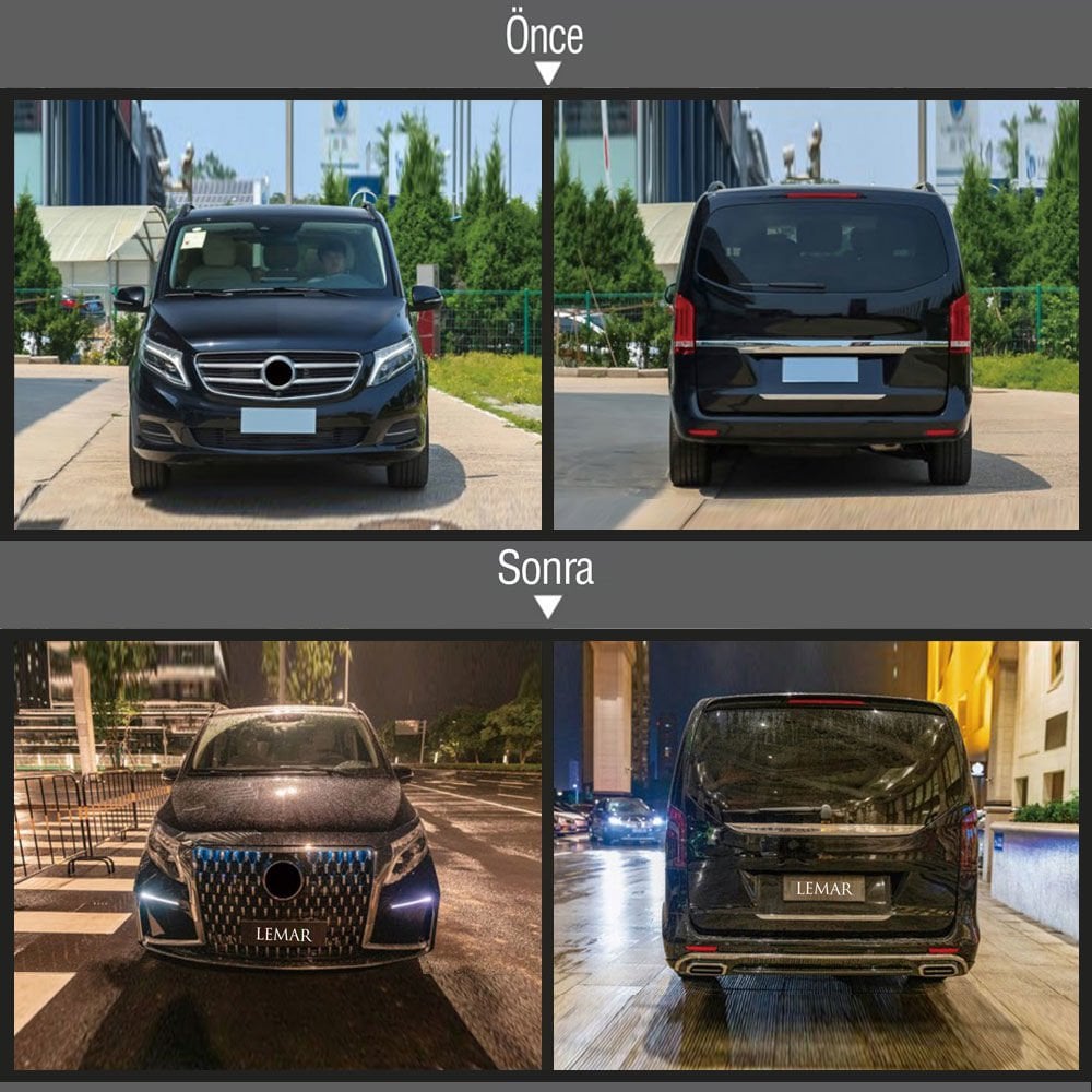 Gövde Seti MB W447 Vito. Elmas Panjur Versiyon 1 Panjur Yan Trimli. 2014