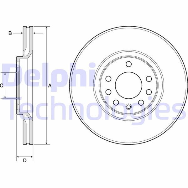DELPHI ÖN FREN AYNASI ASTRA H-ZAFIRA B-MERIVA A-B-CORSA D-E-ADAM-ASTRA G-VECTRA B 308X25X5DLXHAVALI 16 İNÇ (569061)