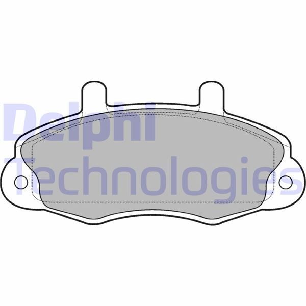 DELPHI FREN BALATASI ÖN FORD TRANSİT 92> T12-M12 (92VB2K021AA)