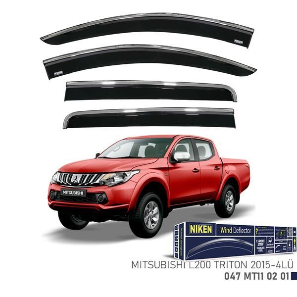 NIKEN KROMLU CAM RÜZGARLIĞI MITSUBISHI L200 TRITON 2015- 4LÜ