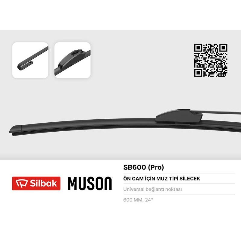 SILBAK SİLECEK SÜPÜRGESİ 600MM MUZ TİPİ ÜNİVERSAL