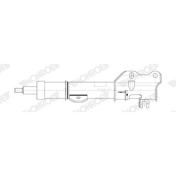 MONROE AMORTISOR ON GAZLI MERCEDES VITO W447 14 (A4473205538)