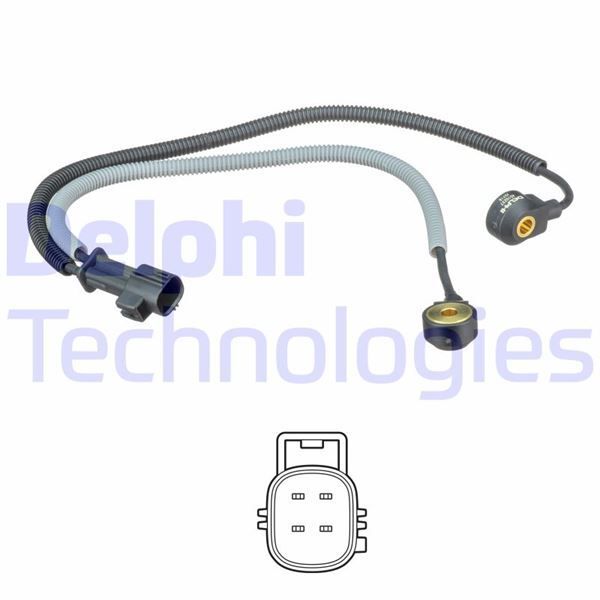 DELPHI VURUNTU SENSÖRÜ VOLVO C70-S60-S80-V70-XC70-XC90 00 (9432570)