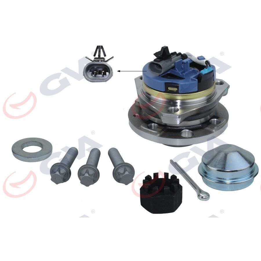 GVA ÖN TEKER PORYASI RULMANLI ASTRA G-ZAFIRA 1.6-1.8-1.7CDTI-2.0CDTI < 05 ABS Lİ 4 DELİK 25.4X25.4X116 (13123486)