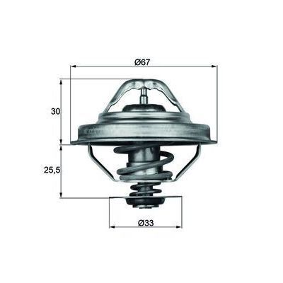 MAHLE TERMOSTAT 92 BMW M40 E36 E39 (1153751108311531468057)