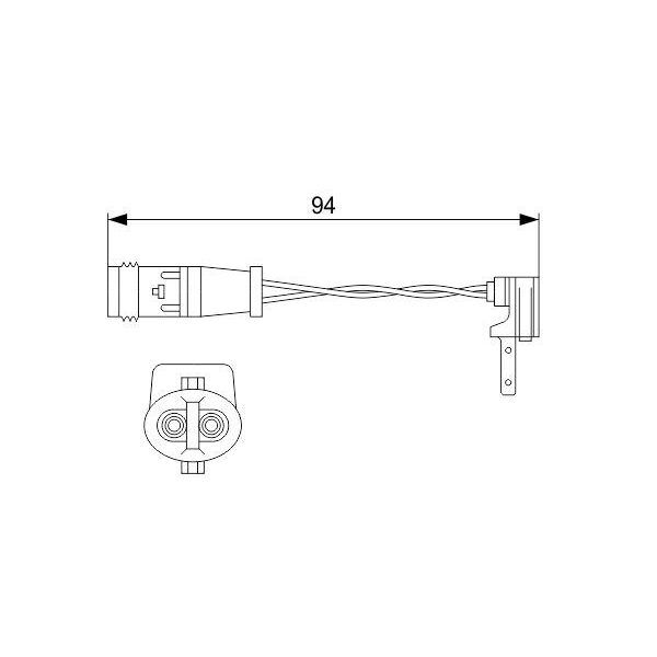BOSCH BALATA FISI MERCEDES W176 W177 W246 W247 W205 C117 W213 (A1695401617)