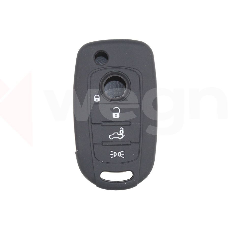 WEGNA KONTAK ANAHTAR KUMANDA KORUYUCU KILIF SİLİKON FIAT EGEA CRONOS 500X SİYAH (AKSESUAR)