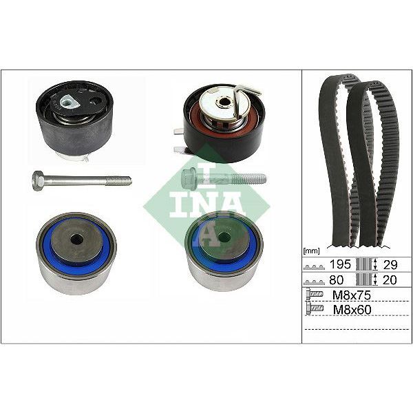 INA TRİGER SETİ ÖN-ARKA SPORT 3.0 TDV6 (C2C24828)