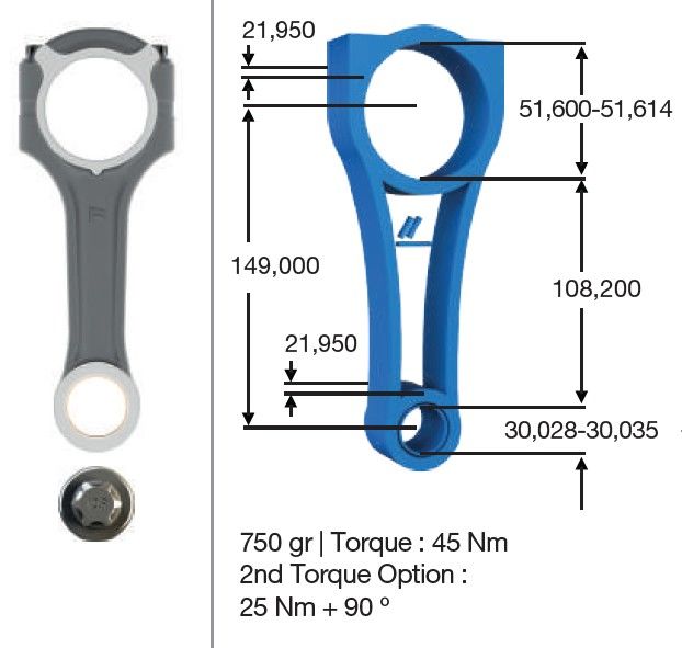Elring M112 Piston Kol Civatası (A112 038 00 71)