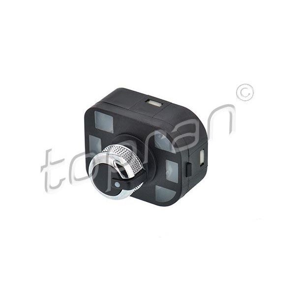 TOPRAN 755 AYNA AYAR KUMANDA DÜĞMESİ ISITMALI SİYAH-5PR A3-A6-A8-Q7 (4F0959565)
