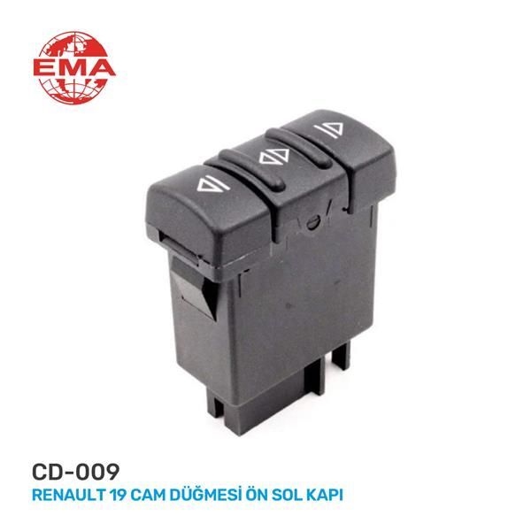 EMA CAM AÇMA ANAHTARI SOL RENAULT 19 - MASTER TEKLİ (7700817339)