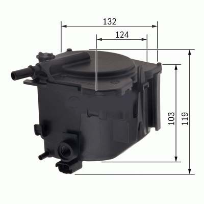 PSA YAKIT FİLTRESİ PARTNER-206-207-307-308-407-BERLINGO-C2-C3-C4-C5-FIESTA-FOCUS-C-MAX-TEPEE 1.6HDI (1254391)