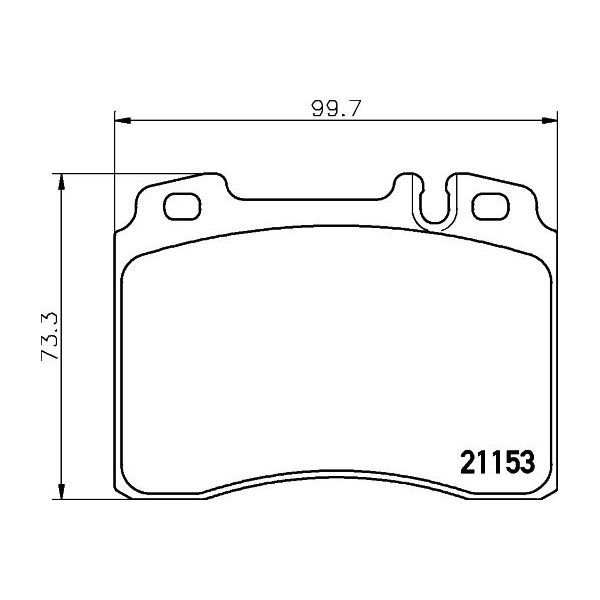 Meyle Fren Balatası Ön 129 (A002 420 15 20)