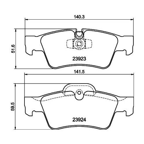 Meyle Fren Balatası Arka 164 (A164 420 15 20)