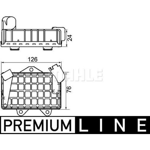 MAHLE YAG SOGUTUCUSU MERCEDES OM604 OM605 OM606 W202 W124 W210 (A6061800365)