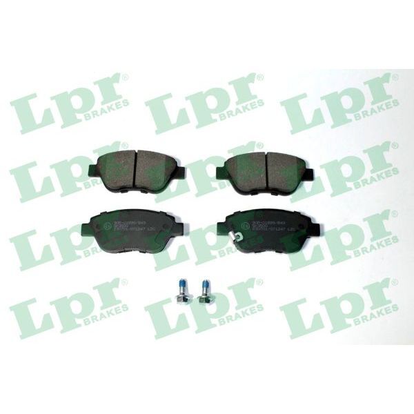 LPR ÖN BALATA CORSA D KÜÇÜK TİP 1.0-1.2-1.3 CDTI-1.4 06 ADAM 14 DOBLO 03 PANDA 04 (1605226)