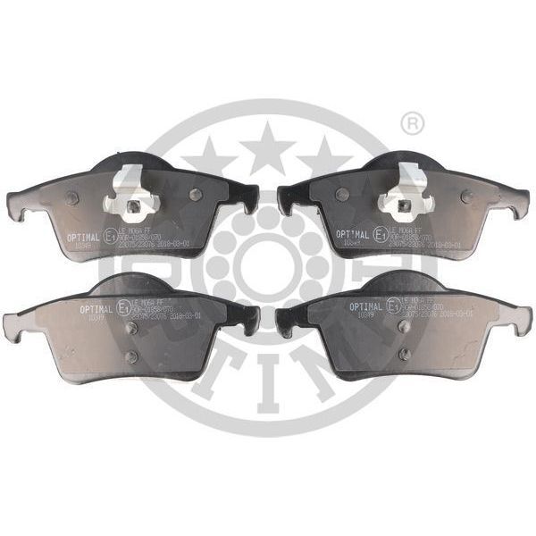 OPTIMAL ARKA BALATA VOLVO S60 2000-2010 S80 1998-2006 V70 97-07 XC70 97-07 S70 97-00 (272399)