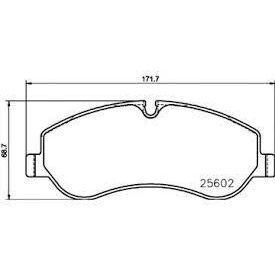 OPTIMAL ÖN BALATA FORD TRANSIT V363 14> -TRANSIT CUSTOM 2.2 TDCI 12> (1842632)
