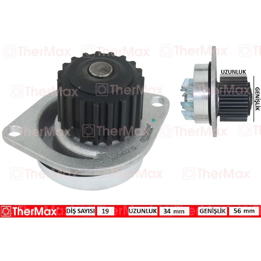 THERMAX DEVİRDAİM 106-206-307-C2-C3-C4-SAXO-XSARA-BERLINGO-PARTNER 1.6 16V-DFM SUCCE 1.6 16V 09-13 TU5JP4 PA683 T (1201.A2)