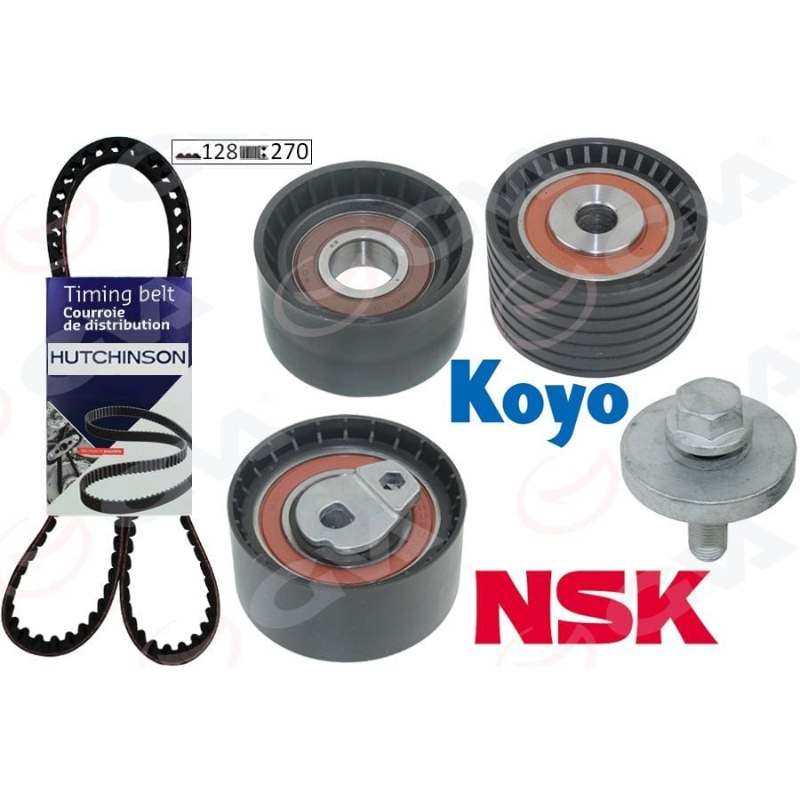 GVA EKSANTRİK GERGİ KİTİ 128X270 LAGUNA 98-01 -MEGANE 99 -SCENIC 00-03 -ESPACE III 1.8-2.0 16V (7701472292)