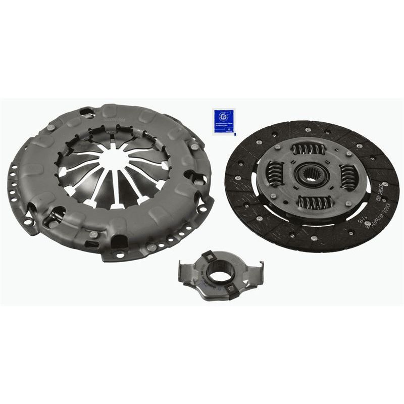SACHS DEBRİYAJ SETİ BASKI DİSK RULMAN BIPPER-NEMO 10> COMBO 12> ALBEA 03>DOBLO 04> PALIO 02-11 LINEA 08 > 1.3JTD EURO 4-EURO 5 (1632597280)