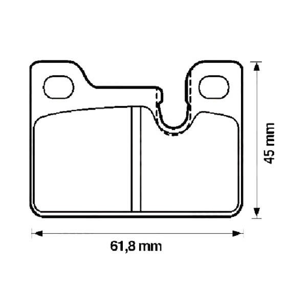 Ate Fren Balatası E21 323İ (3411 1 150 525)