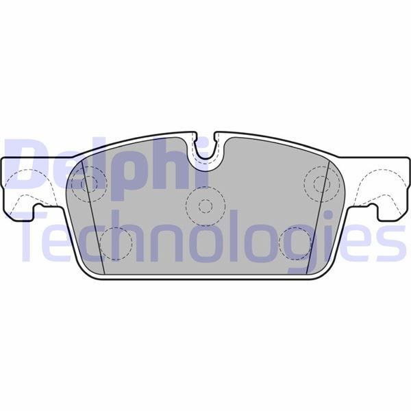DELPHI ÖN FREN BALATASI PEUGEOT P508 10 18 1.6 VTI 1.6 THP 1.6HDI 2.0HDI 2.2HDI 283MM CAP (1647863080)