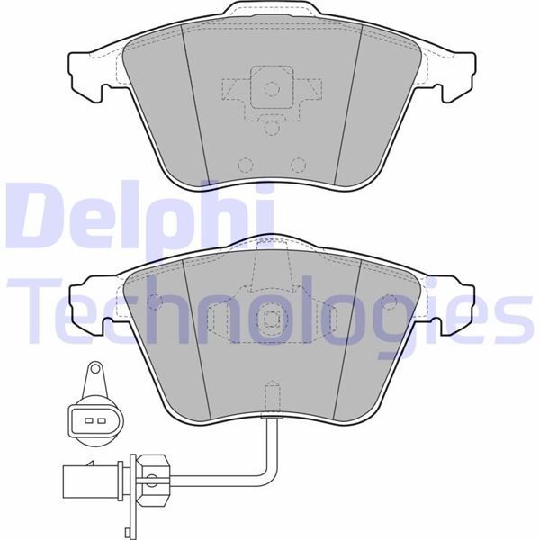 DELPHI ÖN BALATA AUDI A6-A8 2.0 3.0 TDI 3.2 FSI 06 > GDB1659 (4E0698151F)