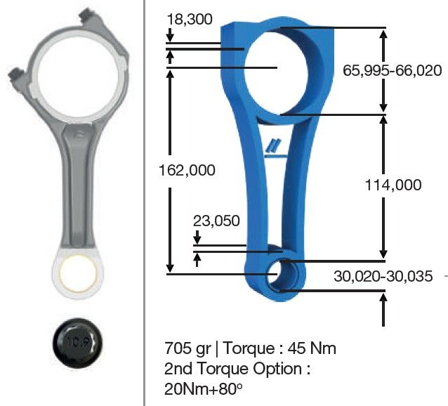 Bmy Piston Kolu Range Rover Iıı Iv Sport Iı 4 4 (LR082540)