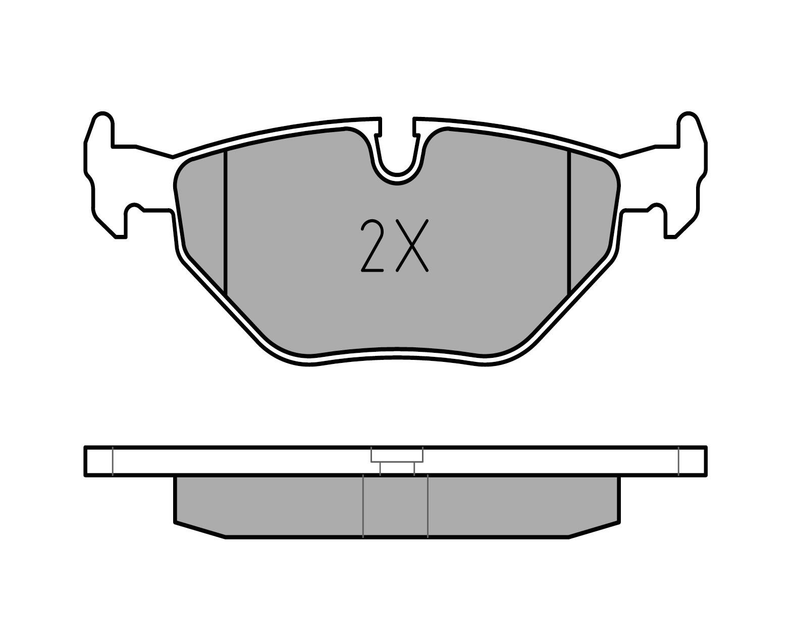 Meyle Fren Balatası Arka E34 W209 95 (3421 2 226 092)
