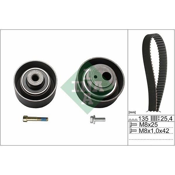 INA EKSANTRİK GERGİ KİTİ 134X254 P106 II 1.6 96- TU5J4 -SAXO 1.6 96-03 TU5JP4 K015458XS (0831.L0)