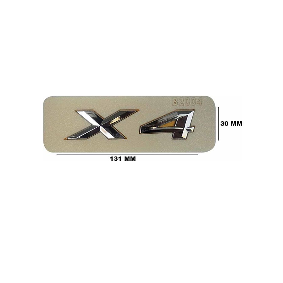 Lemar Yazı Tip Yazısı Küçük Bmw X3 Krom E83-F25 (5114 7 362 473)