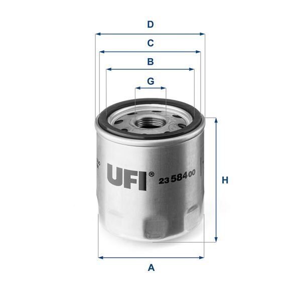 UFI YAG FILTRESI TRANSIT V348-V347-V363-V362 06 14 2.2-2.4 TDCI BOXER JUMPER III BOXER JUMPER DUCATO 2.2HDI 06 2.2HDI (9808867880)