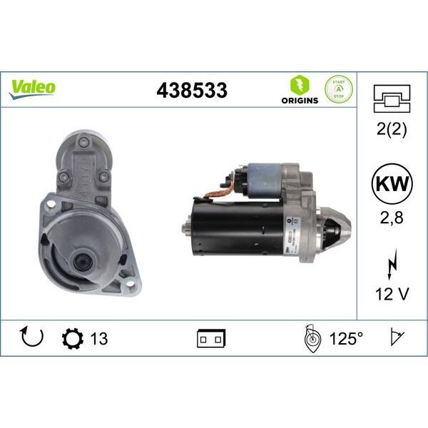 VALEO MARS MOTORU 12V 2.5KW 13 DIS / START-STOP MERCEDES X204 W205 C218 W222 W447 B906 B907 B910 (A6519062800)