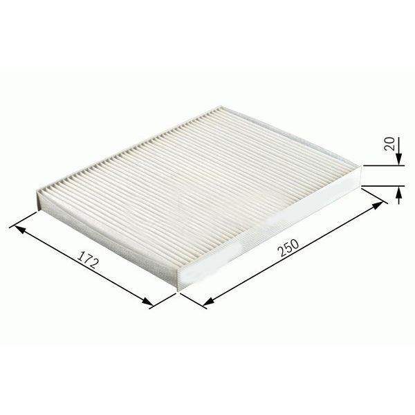 SARDES POLEN FİLTRESİ HYUNDAI İ30 1.4L 1.6L G4FA G4FC 07-12 1.6L D4FB D IZEL 07-11 / KIA CEED 1.4L 1.6L G4F A G4FC 07-12 1.6L D4FB DIZEL 07-12 (971331H000)