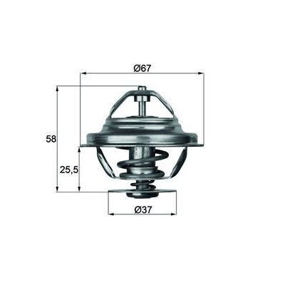 MAHLE TERMOSTAT 80 C MERCEDES OM616 W123 W460 (A6162000415)