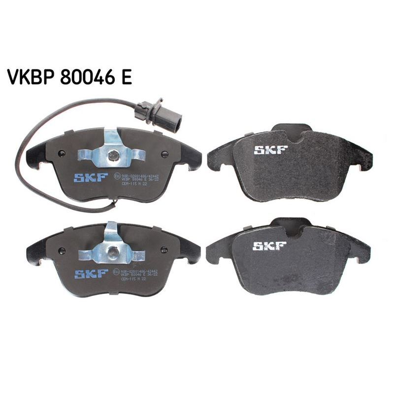 SKF ÖN BALATA FİŞLİ AUDI A4-A5-A6-A7-Q5 2008 > (4G0698151D)