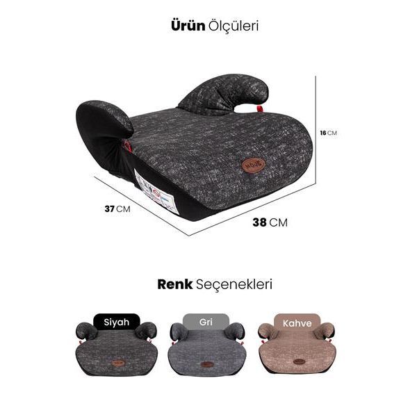 AFT BEBEK KOLTUK YÜKSELTİCİ BODSTER GRİ YAŞ GRUP II-III/15-36 KG (MO15303178)