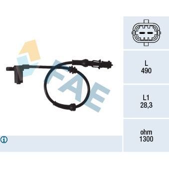 FAE ABS TEKERLEK HIZ SENSÖRÜ CORSA C-MERIVA-TIGRA 1.4-1.8-2.0 16V (1238236)