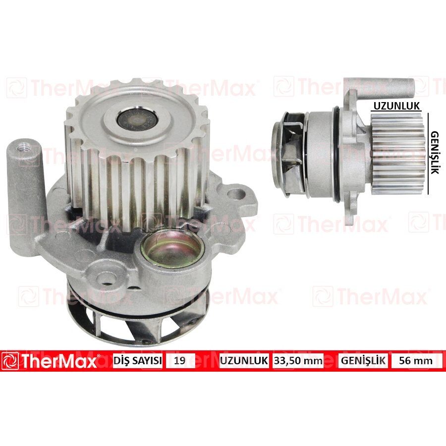 THERMAX DEVİRDAİM PASSAT-A4-A6-GOLF 5-SUPERB 2.0TDI 06-10 BKP-BKD-BRE (038121011G)