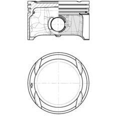 KOLBENSCHMIDT PİSTON 76,51 MM (STD) POLO/IBIZA/FABIA/A1/BUD/CGGA/CGGB 1,4 16V (036107065EK)