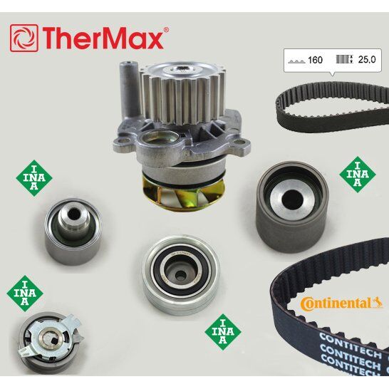 THERMAX DEVİRDAİMLİ EKSANTRİK GERGİ KİTİ CRAFTER-T6-A3-JETTA-CADDY-POLO-PASSAT 1.2-1.6-2.0 TDI CAYB/C/D-CAAB (03L198119A)
