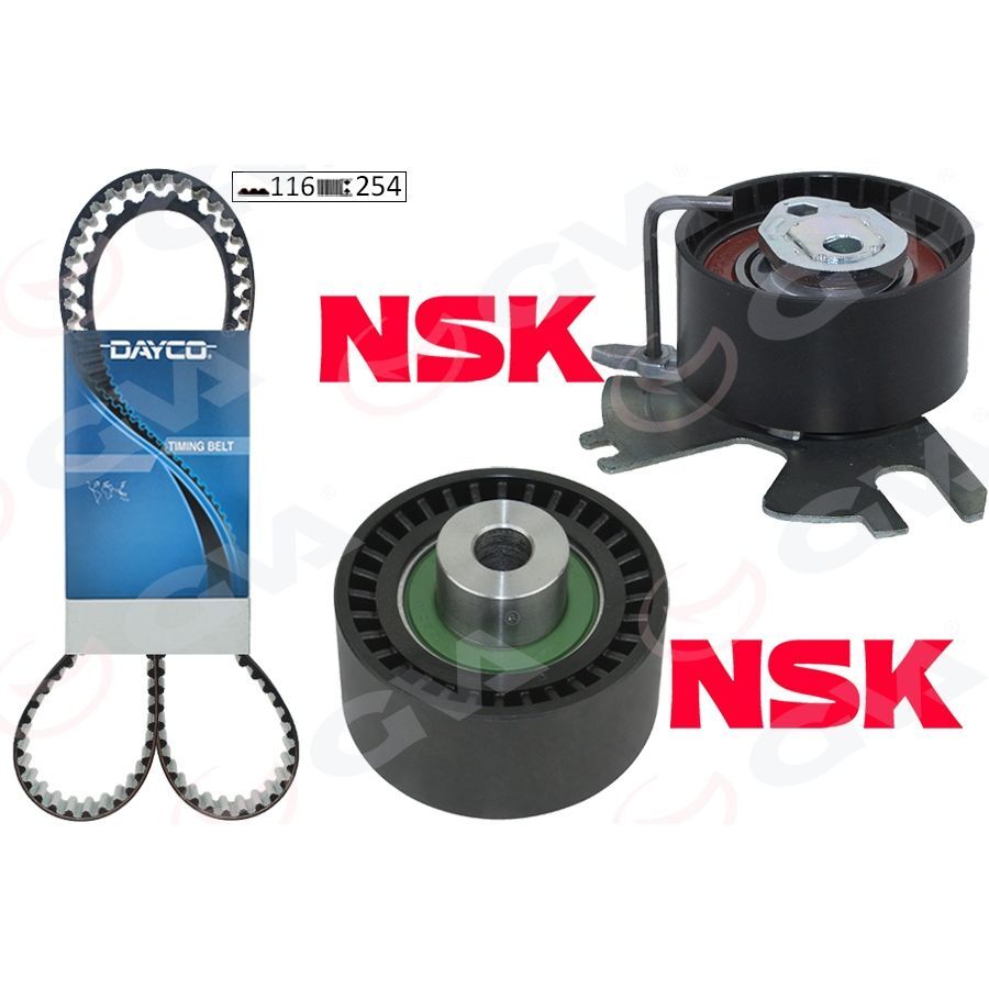 GVA EKSANTRİK GERGİ KİTİ P308-P407-P508-P3008-P5008-C4-C5-DS4-JUMPY-SCUDO-CMAX-FOCUS 2.0HDI K015672XS (0831.W1)