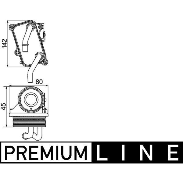 MAHLE YAG SOGUTUCUSU MERCEDES M112 W202 W203 C208 C209 W211 W220 W251 (A1121880401)