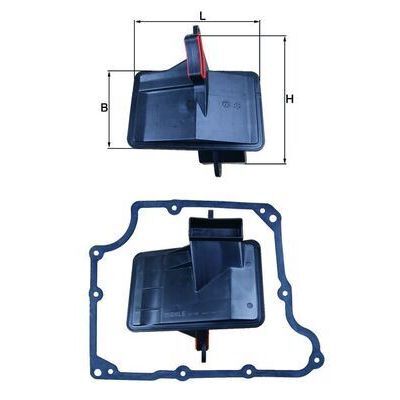 MAHLE OTOMATİK ŞANZIMAN FİLİTRESİ CONTASI ASTRA F-G 91 98 VECTRA A-B AF20-AF22 AW50-40 4 VİTES (703303)