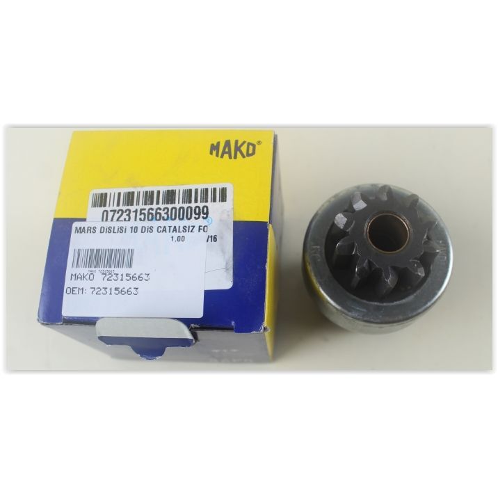 MAKO MARŞ DİŞLİSİ 10 DİŞ ÇATALSIZ FORD- DODGE-MF-TF (72315663)