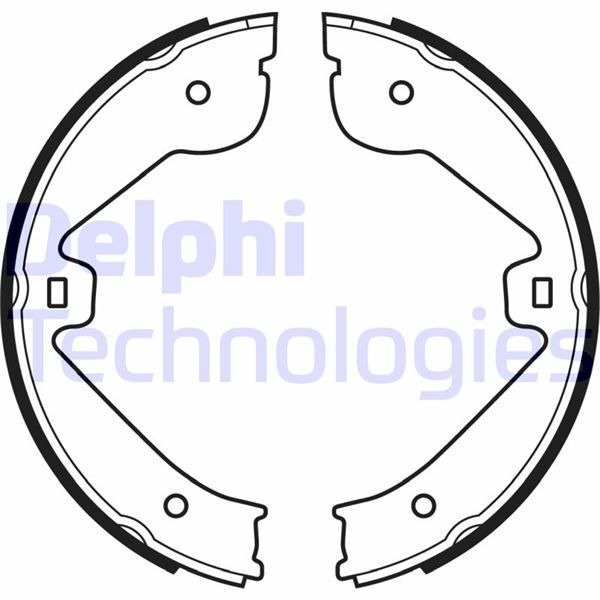 DELPHI FREN BALATASI ARKA PARK FRENI LAND ROVER RANGE ROVER 3 L322 02 12 . VW TOUAREG PORSCHE CAYENNE 9PA AUDI Q7 4LB (7L0698525)