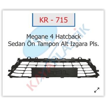 KAYA ÖN TAMPON ORTA IZGARASI MGN IV ALT PLAKA OLAN (622544180R)